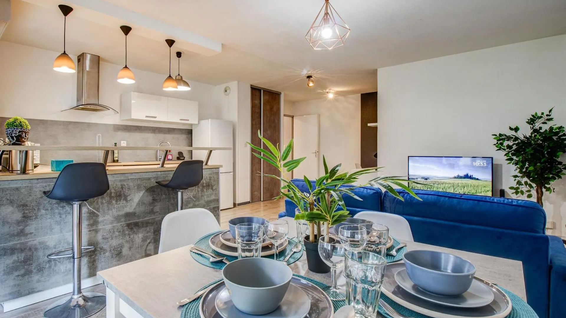 Ferienwohnung Le Reve Bleu - Joli T3 Lumineux Avec Balcon & Parking Gratuit - Centre Toulouse